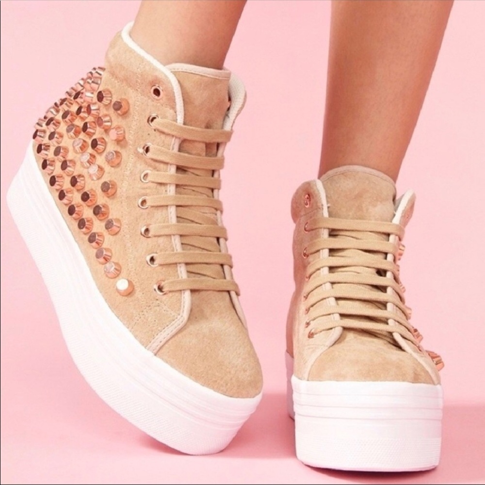 Jeffery Campbell platform wedge sneakers